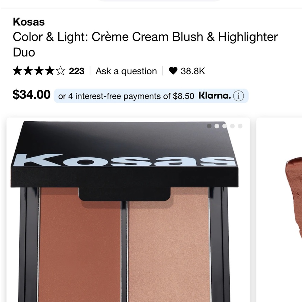 Kosas bronzer duo